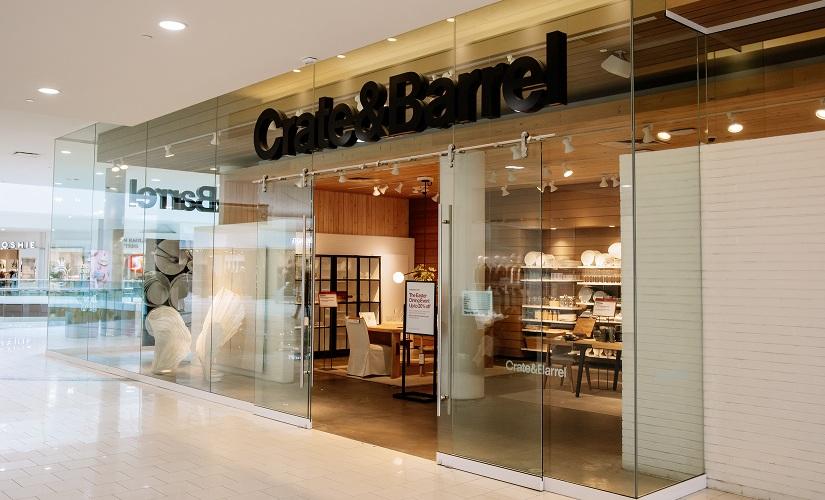 Crate & Barrel inside Southcentre Mall