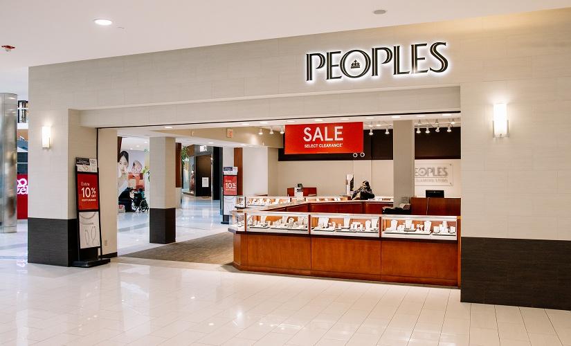 Peoples Jewellers inside Southcentre Mall
