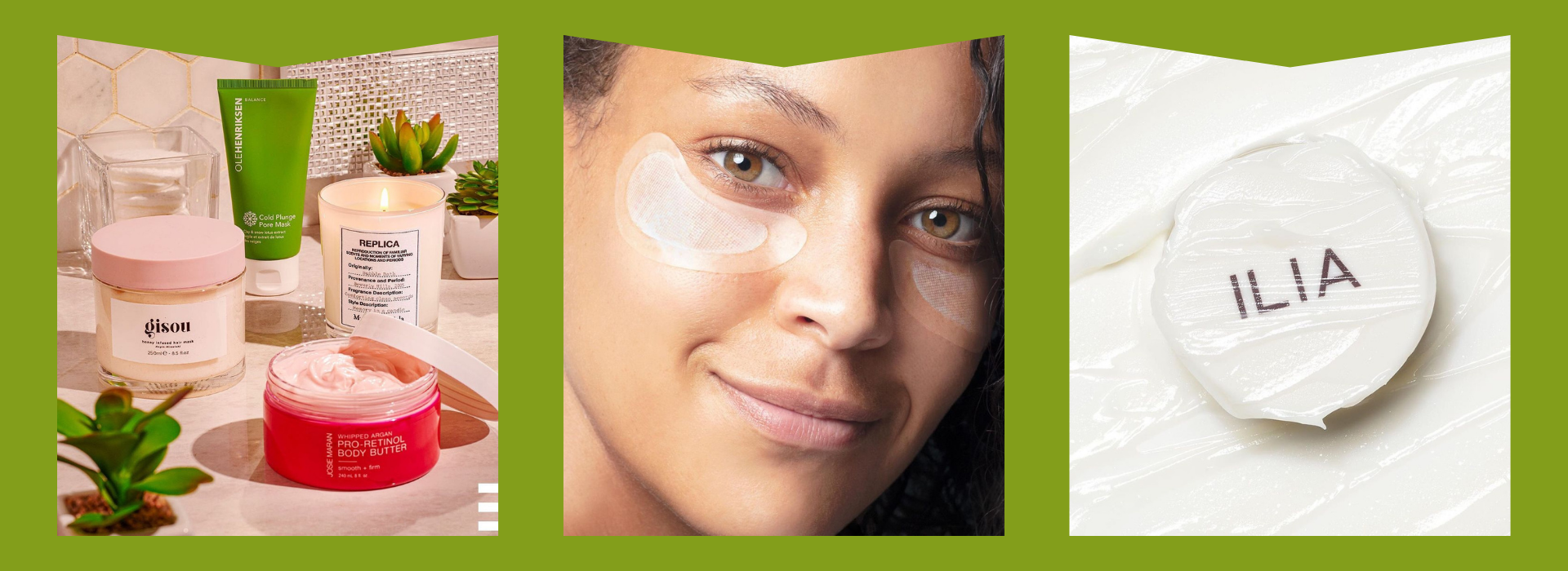 Candle & Moisturizer, Under eye masks, Moisturizer