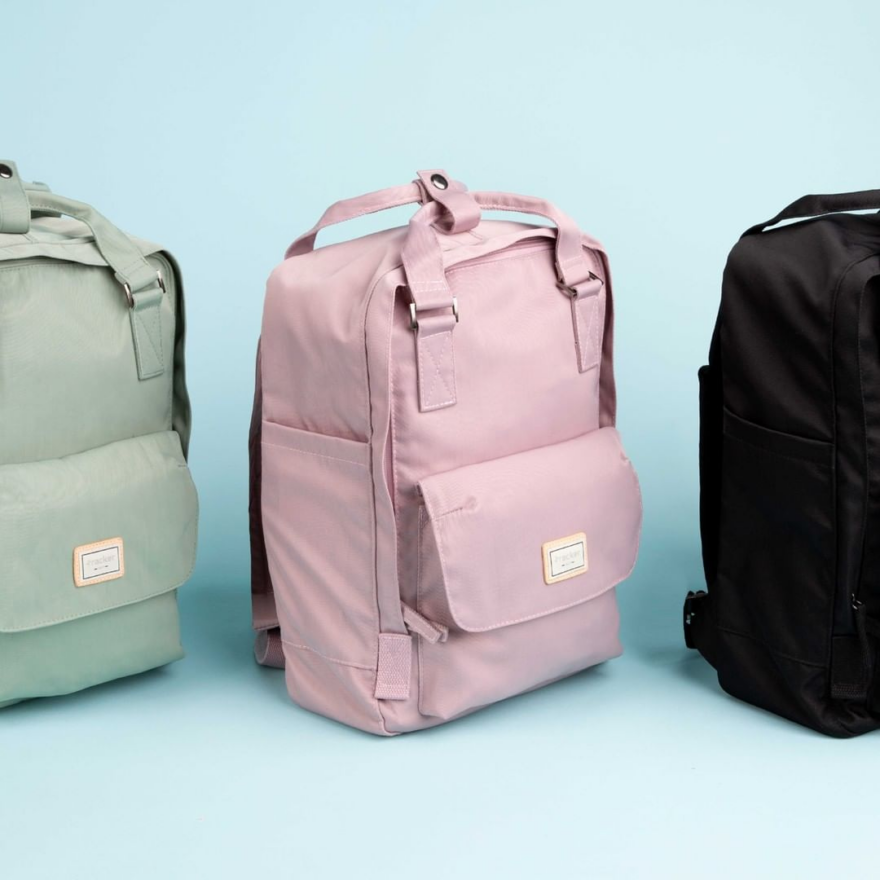 Multi-coloured backpacks from Bentley
