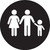 Washroom – Family logo